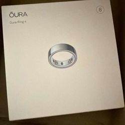 Oura Ring Silver Brand New Size 8! With Receipt If Needed. 