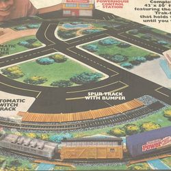 Power House Rail House Train Track 