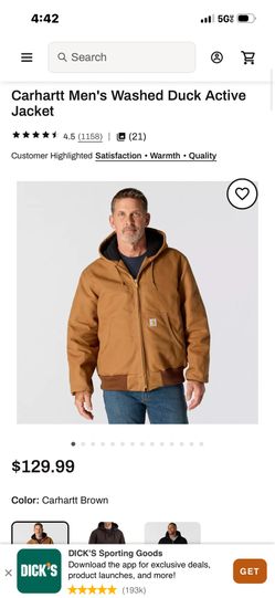 Carhartt Jack With Hood