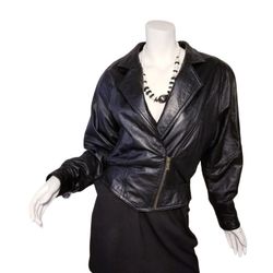 Vintage y2k iconic wilsons thinsulate 3m black leather jacket motorcycle disco M

* Price Is Firm*