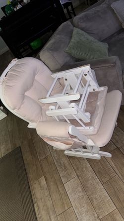 Glider Rocking Chair with Ottoman
