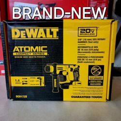 DEWALT
ATOMIC 20V MAX Cordless Brushless Ultra-Compact 5/8 in. SDS Plus Hammer Drill (Tool Only)