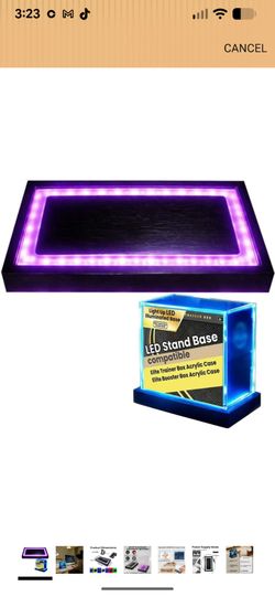 New TCG Shield Acrylic Case w/LED light base