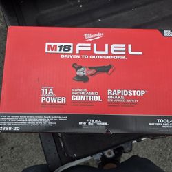 New Milwaukee m18 Grinder variable speed 2888-20