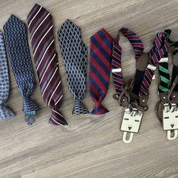 Boy’s Suspenders And Ties