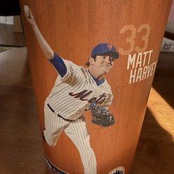 PEPSI 2015 New York  Mets Souvenir Cup with Matt Harvey and Lucas Duda SGA