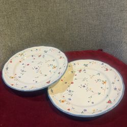 2 Vintage Epoch Dinnerware E-520 Oakbrook Plates-7 1/2”