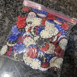 Large Bag Poker Chips 