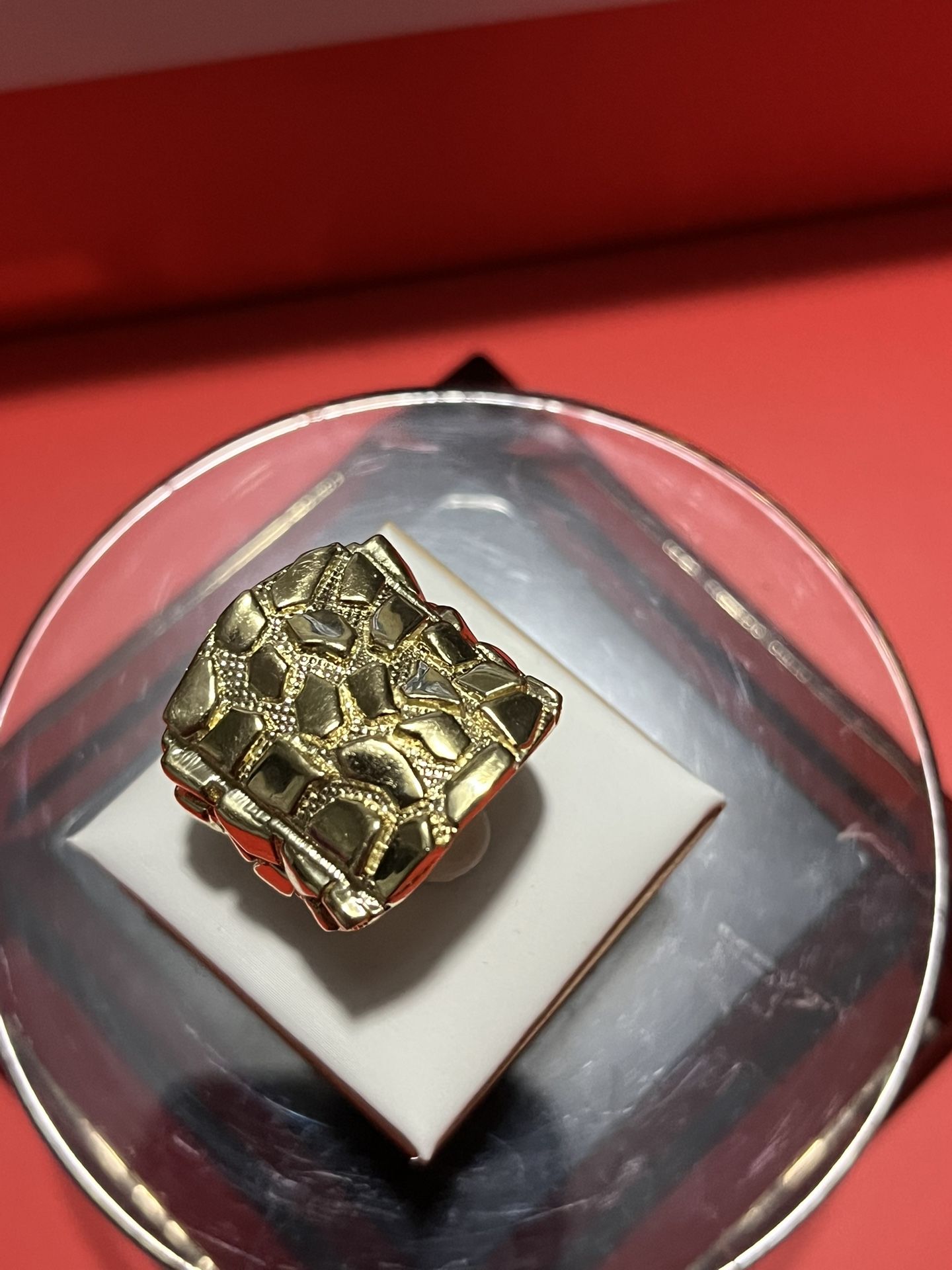 Brand New 10k Big Boy Nugget Ring