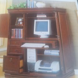 Desk Cabinet With Storage 
