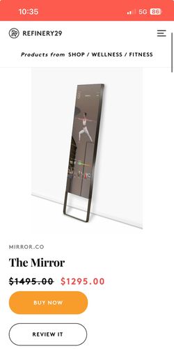Smart Workout Mirror . *subscription Needed* Lightly Used