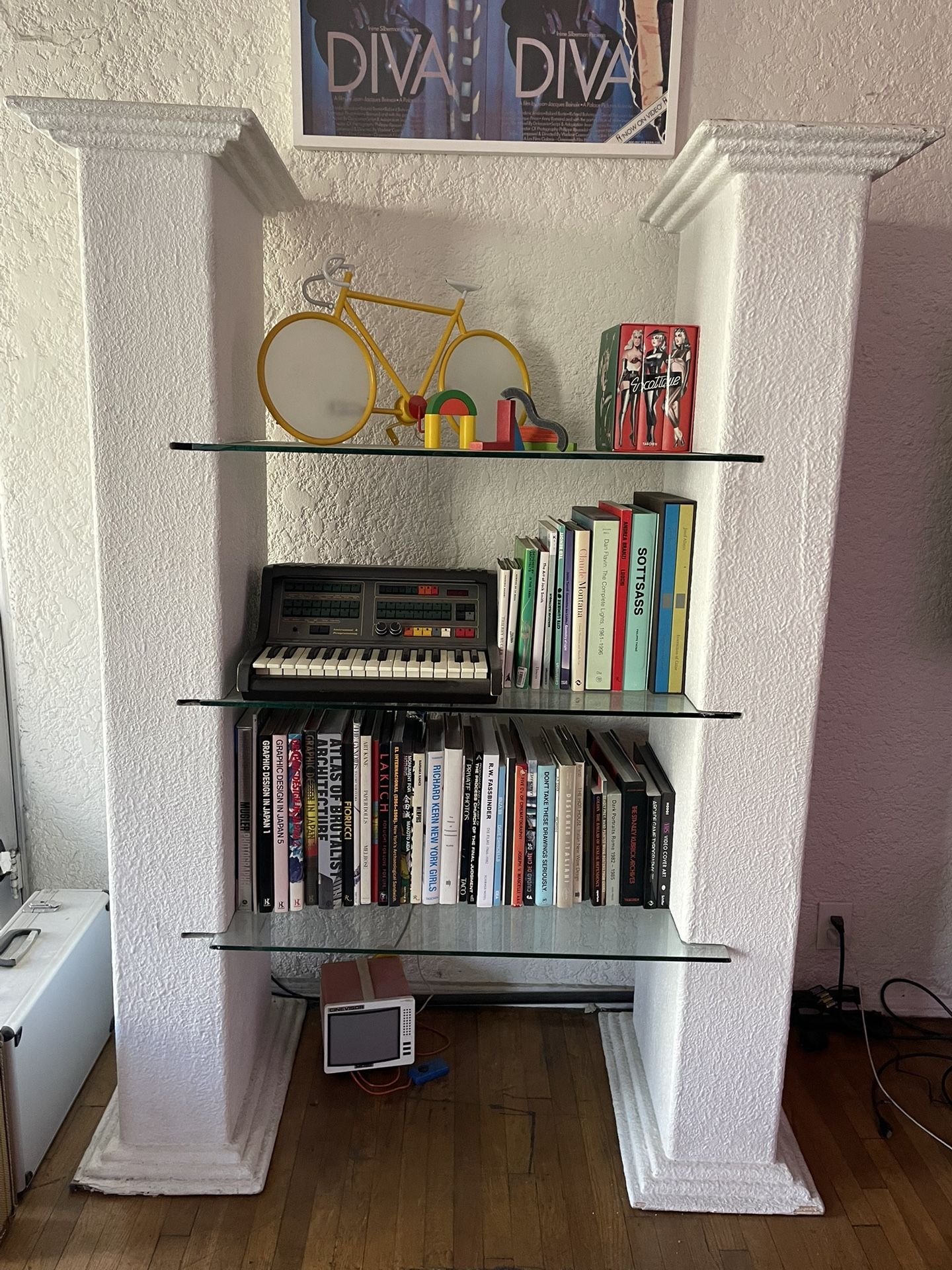 Mid-Century Three Tier Showcase