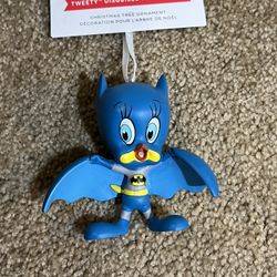 Hallmark Looney Tunes Tweety Bird Disguised as  Batman Ornament NWT 2023