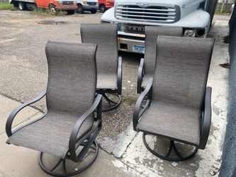 SWIVEL ROCKER PATIO CHAIRS(4-AVAILABLE)