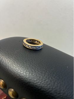 Gold and diamond ring