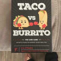 Taco Vs. Burrito Game  - 7+