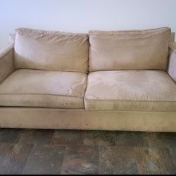 Brown Couch For Sale! Folds Out To A Bed!