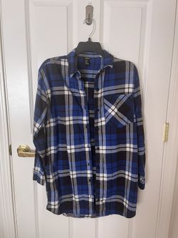 Forever 21 Blue Flannel