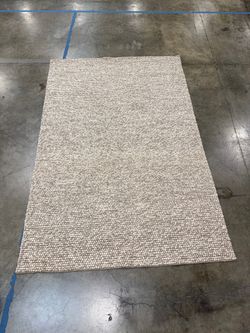 SAFAVIEH Area Rug 6x9 - Natura Collection - Nirvana Beige, Handmade Wool Blend (NAT620B)