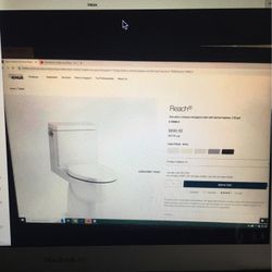 NEW   TOILET - KOHLER REACH