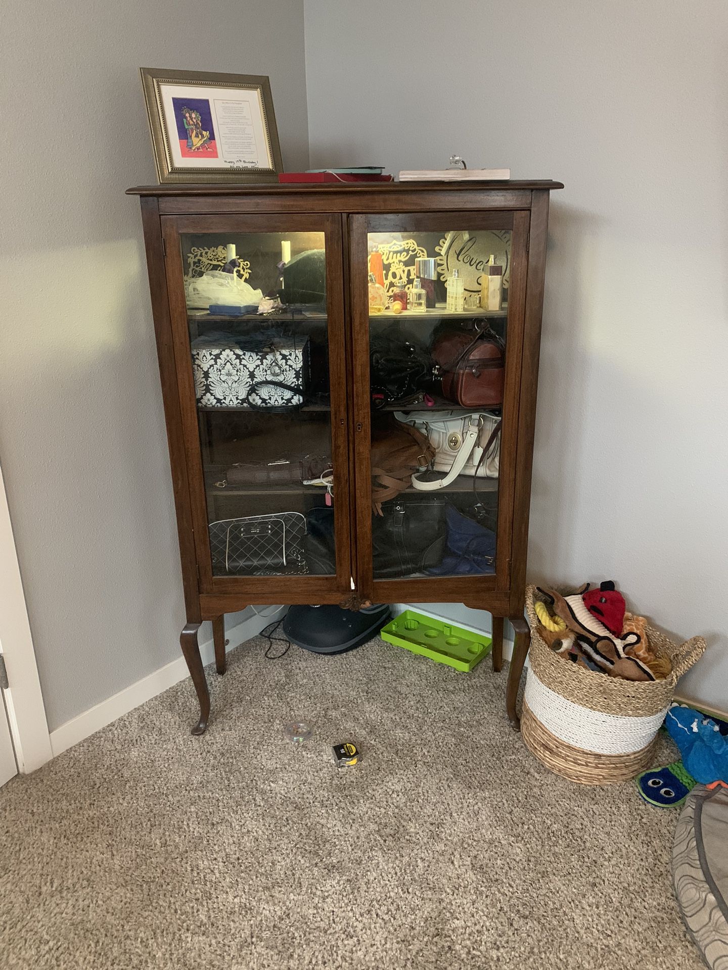 Antique 1950’s china Cabinet