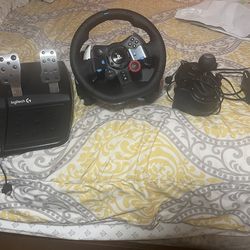Logitech Steering Wheel And Shifter Gaming