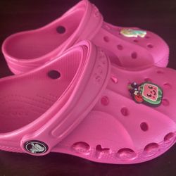 New!  Kids Crocs Baya Clog Hot Pink