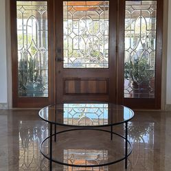 Round Glass Coffee Table