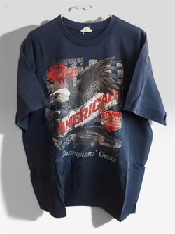 New Gildan Black "American Motor Company" 100% Cotton Adult T-Shirt