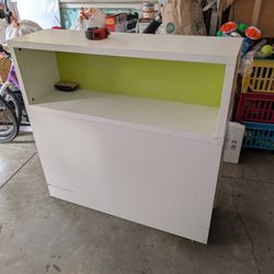 Small Headboard Bookcase. Ikea Quality. 