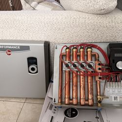 Rheem RTEX-36 36kW Electric Tankless Water Heater 240V Ext Adj Temp Ctrl Bot 3/4 in. Npt Con best offer