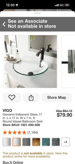 Glass Sink