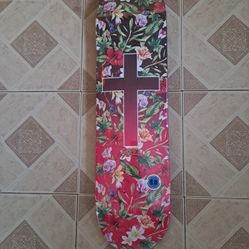 SIREN SKATEBOARDS THE ROSARY CROSS LOGO SKATEBOARD DECK SIZE 8.0
