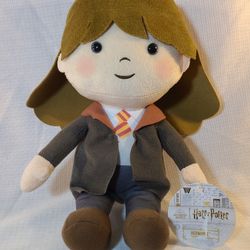 Wizarding World of Harry Potter 14" Hermione Plush Doll Just Play 2023 New w/Tag