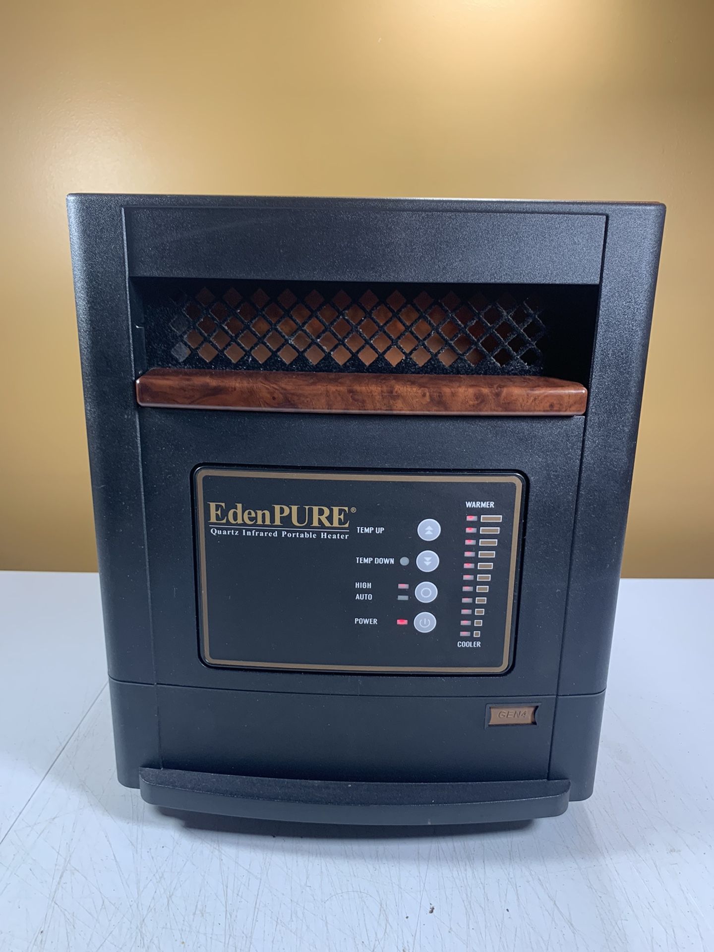 EdenPURE A4643/RTL GEN 4 QUARTZ INFRARED PORTABLE HEATER (WORKS GREAT!) No Remote