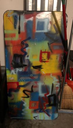 Custom painted table