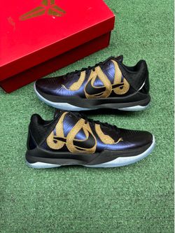 NIKE KOBE 5 PROTRO YEAR OF THE MAMBA EGGPLANT SIZE 9