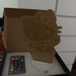 Hello Kitty 3D Lamp Illusion 