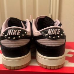 Nike Dunk Low "Black Platinum Violet Croc" Size 8.5 Men / 10 WOMEN