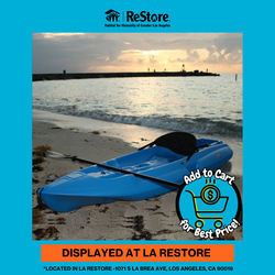 Lifetime Blue Calypso Kayak w/ Backrest and Paddle