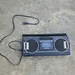 Gold Star 1980s Boombox Radio And Tape Player 