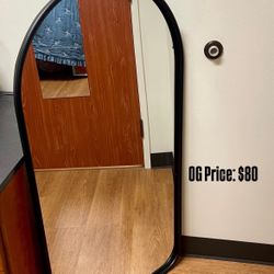 Black Decor Set With Mirror 