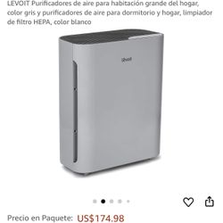 Purificador De Aire Para Habitación 