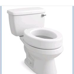 BRAND NEW..Carex Toilet Seat Riser, Elongated Raised Toilet Seat Adds 3.5 inches (645)