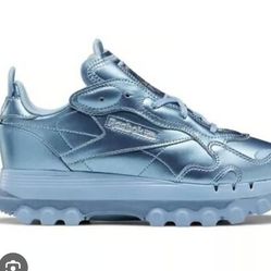 Reebok X Cardi B Classic Leather Women’s Size 7.5 “fluid Blue”