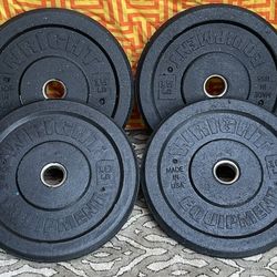 BUMPER PLATES (PAIRS OF )  : 10s  &  15s 