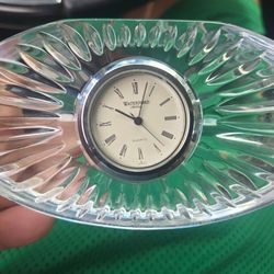 Waterford Crystal with Clock Made in Japan Needs Battery