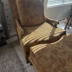 High end Drexel heritage chaise chair