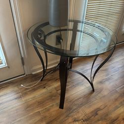 Metal And Glass End Tables Set Of Two Ashley
