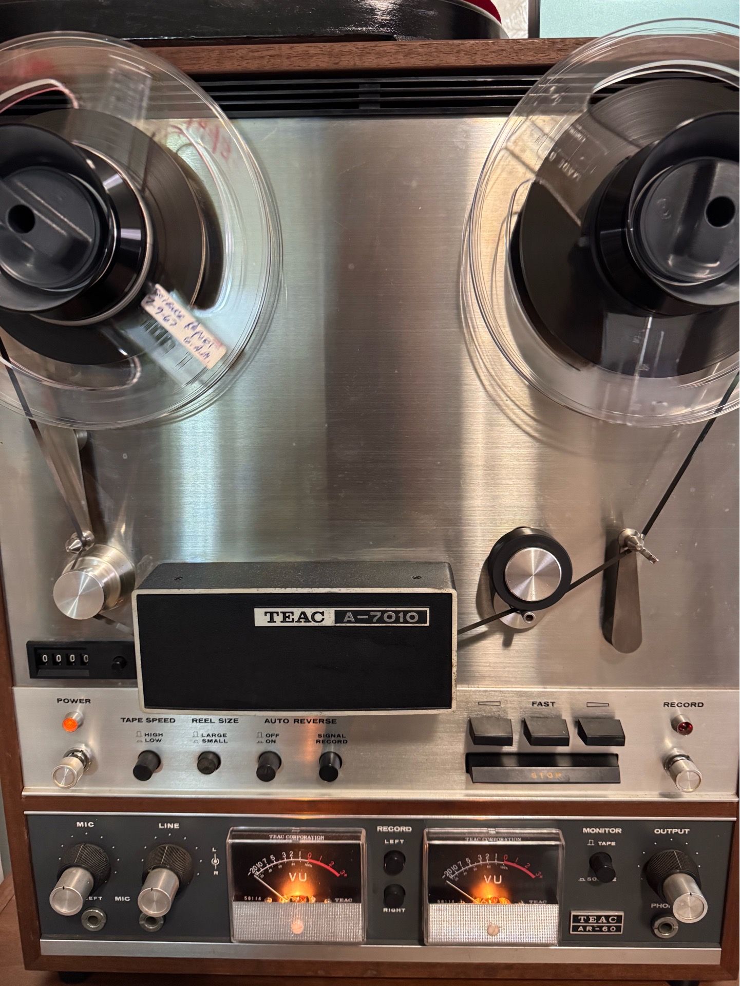 Vintage TEAC A-7010 Reel To Reel Tape Player / Recorder Deck- Working